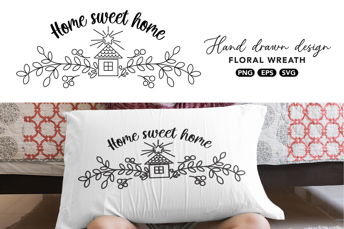laurel wreath SVG, flower border, a Graphic by hanacrochetdesign (Photo 4 of 11)