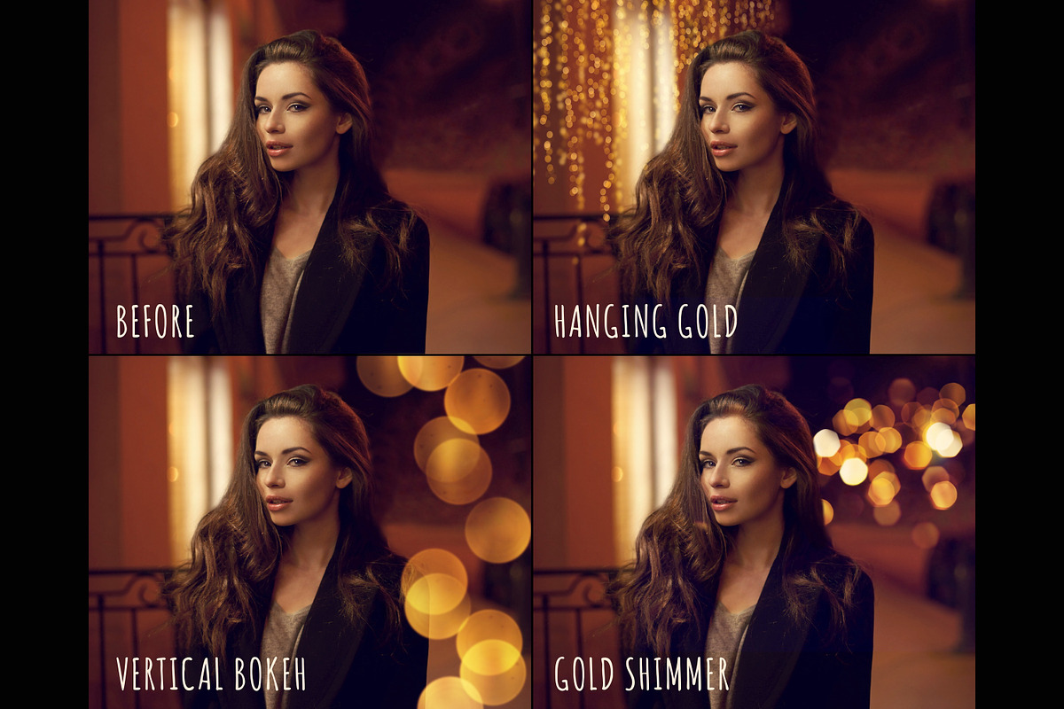 Gold bokeh overlays, an Object Graphic by Paper Farms (Photo 3 of 9)