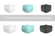 Color medical mask, a Mask Mockup by Kseniia_designer's shop (Thumbnail 2 of 2)