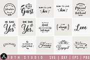 Wedding SVG Bundle | MB27, an Illustration by Craft House SVG (Thumbnail 2 of 4)