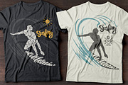 Summer tropical surf print, an Illustration by Urbanshop (Thumbnail 3 of 4)