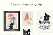 Winter Forest | Poster Builder, an Object Graphic by KetteCreate (Thumbnail 12 of 15)
