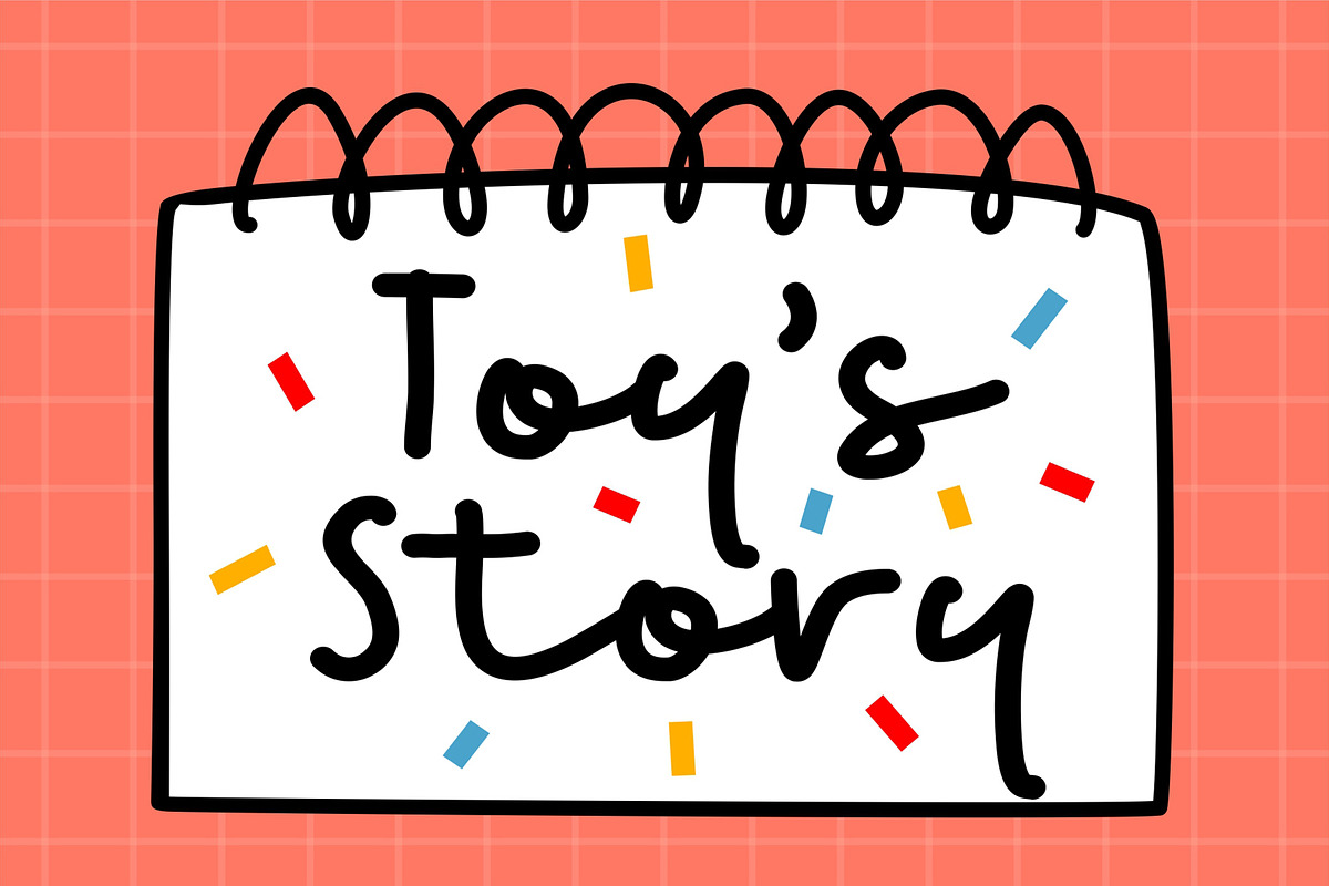Toy's Story - Handwritting Font Duo, a Handwritten Font by HRDR (Photo 1 of 11)
