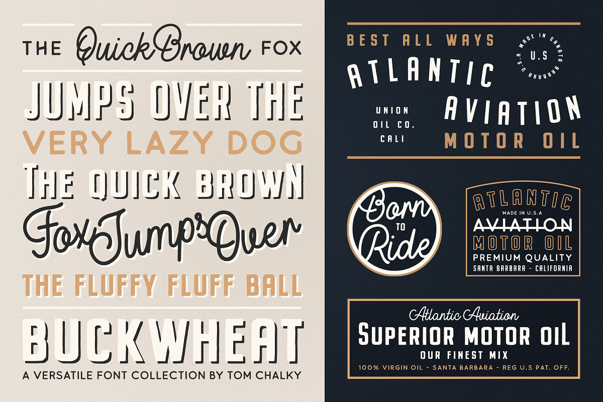 Buckwheat Font Collection preview 3