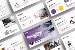 Marketing Plan Presentation Template, a Presentation Template by MightyDesign