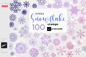 Snowflake Stamp Winter Christmas Fun