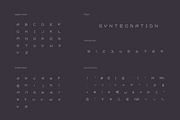 Frav Futuristic Tech Font, a Font by baqoos (Thumbnail 8 of 8)