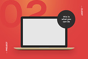 MacBook™ Mockup on Black Canvas, a Mac Mockup by eppearance (Thumbnail 3 of 5)