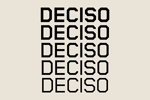 Deciso – Font Family