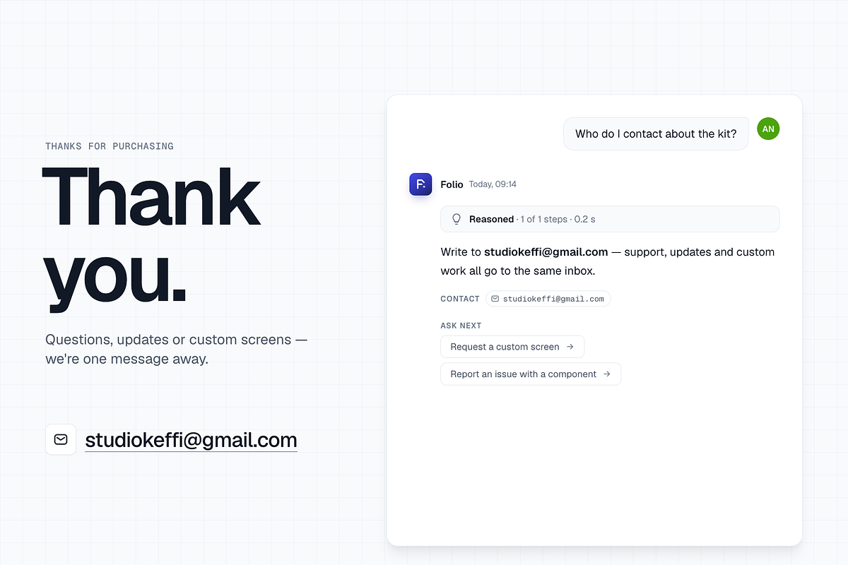 AI Assistant UI Kit for SAP/ERP, an UI Kit Template by keffidesign (Photo 6 of 6)