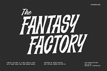 FantasyFactory - Rough Display Font