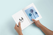 Bi-Fold Brochure Mockup, a Books & Magazine Mockup by MahmoudWally (Thumbnail 2 of 6)