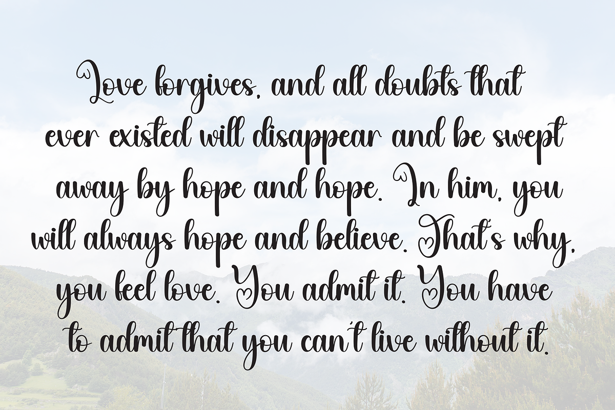 Birthday | Script Font, a Handwritten Font by Scratchones (Photo 6 of 9)
