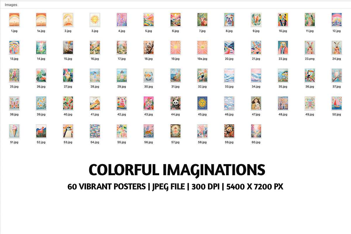 Maximalist Art for Kids Room, a Background Graphic by Essentially Nomadic (Photo 12 of 12)