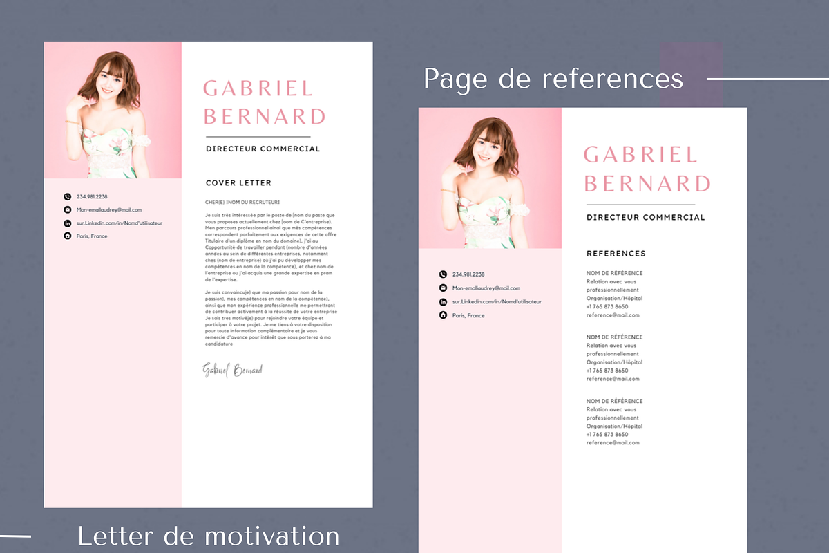 Cv francais, Modèles de CV Simples, a Resume Template by Climbwithelevator (Photo 3 of 7)