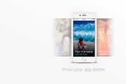 10 iPhone™ Mockups, an iPhone Mockup by eppearance (Thumbnail 7 of 13)