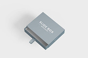 Square Sliding Box Mockups, a Packaging Mockup by tiyasprabawa (Thumbnail 4 of 5)