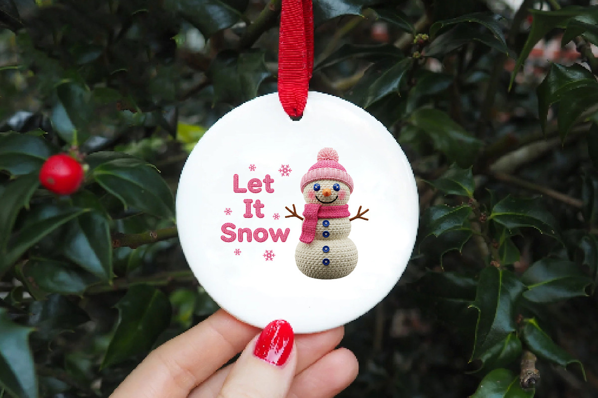 Christmas Snowman PNG, an Illustration by DreamArtGraphic (Photo 2 of 6)