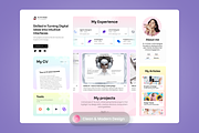 Pixfolio - Portfolio Dashboard, a Websites & App Template by SLAB! Design (Thumbnail 3 of 3)