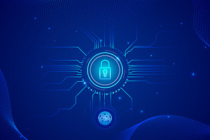 Cyber Security Vector Background, a Background Graphic by rpdesignstudio