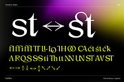 Dx Gaster + Italic, a Serif Font by Dirtyline Studio (Thumbnail 9 of 11)