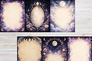 39 Celestial Moon Journal Pages, a Background Graphic by LA Design (Thumbnail 4 of 10)