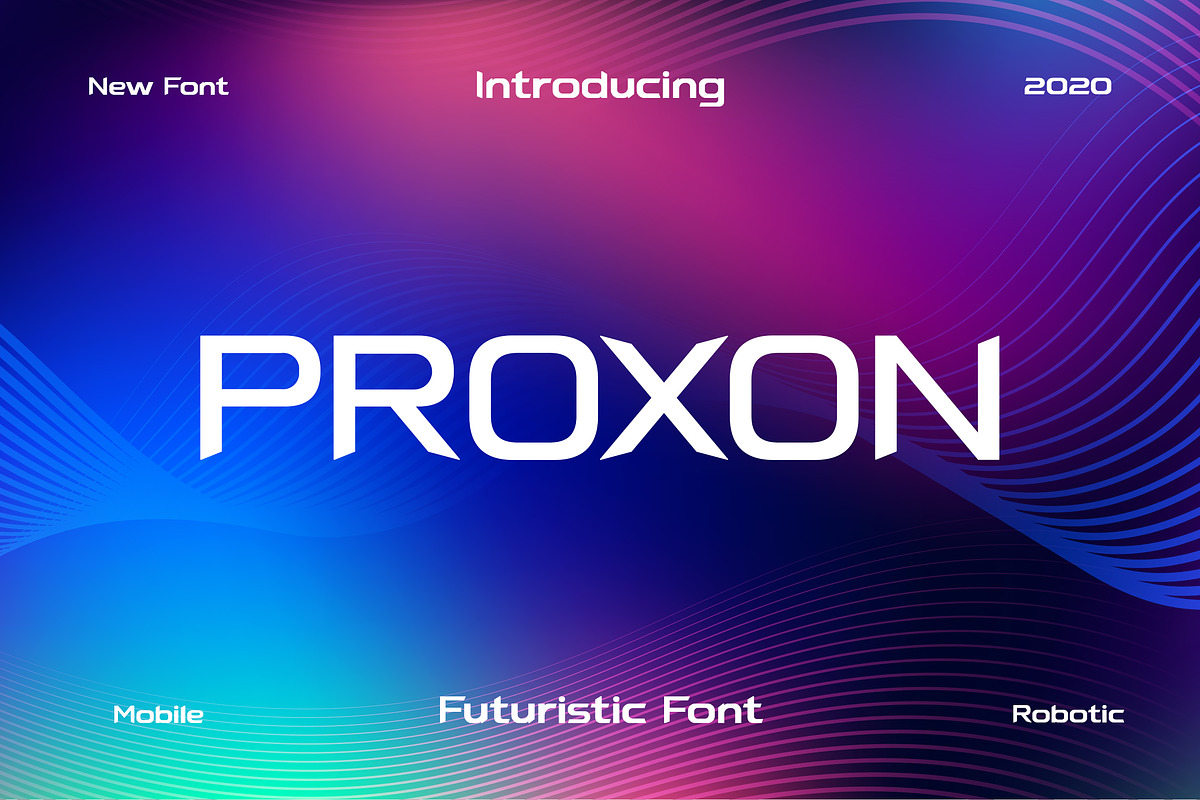 proxon sans cyberpunk font