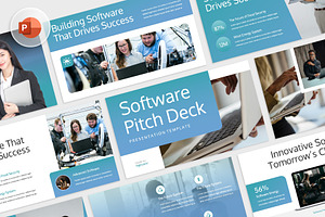 Software Pitch Deck Powerpoint, a Presentation Template by rgbryand