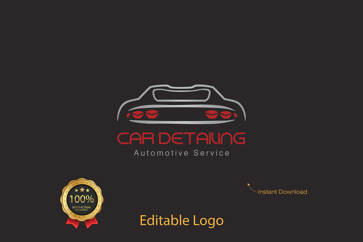 Modern Car Detailing Logo, a Branding & Logo Template by YUDesignStore (Photo 2 of 7)