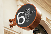 Store Signs Mock-Ups, a Mockup by Graphic Shelter (Thumbnail 1 of 6)