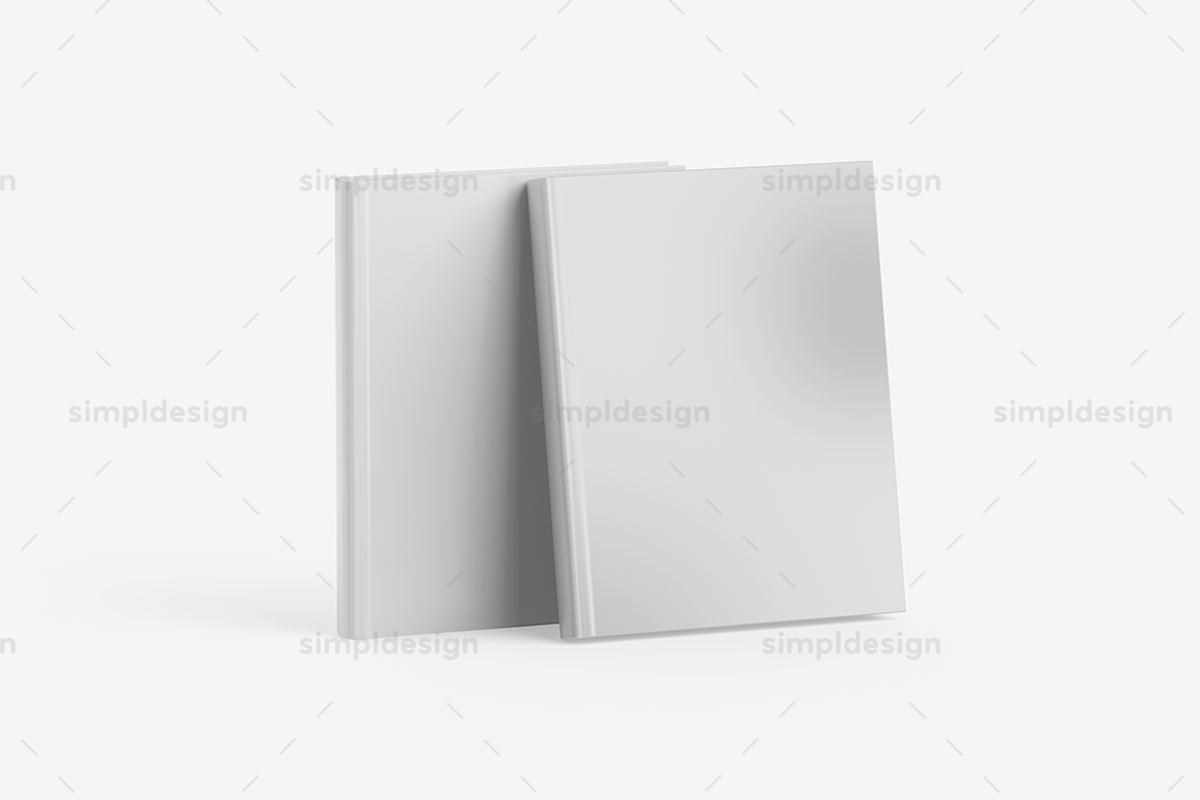Quarto Hardcover Book Mockup, a Books & Magazine Mockup by SimplDesign (Photo 8 of 13)