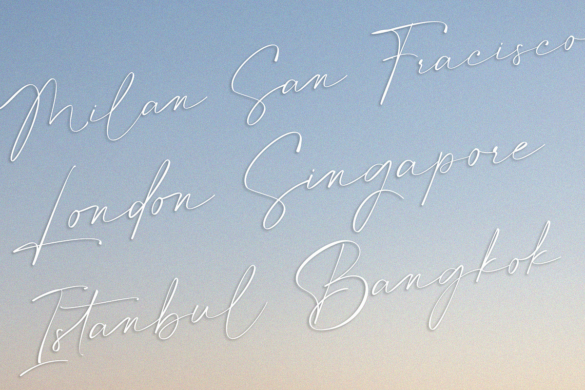 The Culturalist | Signature Modern, a Script Font by Teweka (Photo 9 of 12)
