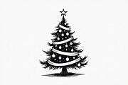 Merry Christmas Tree Clipart Collect, an Illustration by jahid234 (Thumbnail 8 of 21)