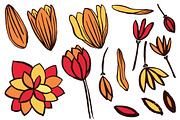 90 hand drawn ink elements, a Decorative Illustration by pixelwerk (Thumbnail 3 of 6)