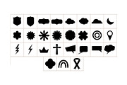 150 Shape Stamps for Procreate, a Brush Add-On by aivos (Thumbnail 5 of 7)