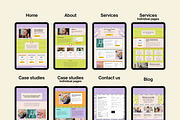 Squarespace Website template, a Squarespace Template by Ciel Lumiere (Thumbnail 6 of 8)
