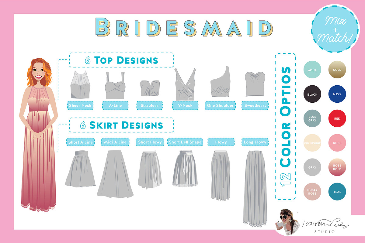 Wedding Portrait Creator, an Illustration by Lauren Lesley Studio (Photo 8 of 37)
