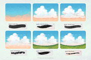 MochiBox Acrylic Procreate Brushes, a Brush Add-On by ProcreateiBox (Thumbnail 5 of 7)