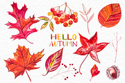 Autumn leaves, a Decorative Illustration by Ann Astro (Thumbnail 7 of 9)