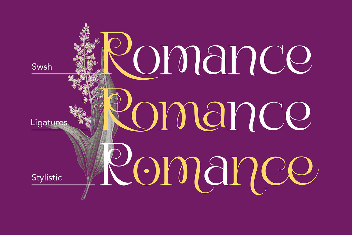 Bunga Pro | Romantic Font, a Script Font by Graptail (Photo 11 of 14)