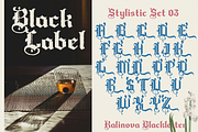 Kolinova Blackletter, a Blackletter Font by madeDeduk (Thumbnail 7 of 9)