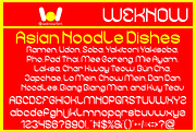 Noodle Empire font, a Handwritten Font by weknow (Thumbnail 2 of 8)