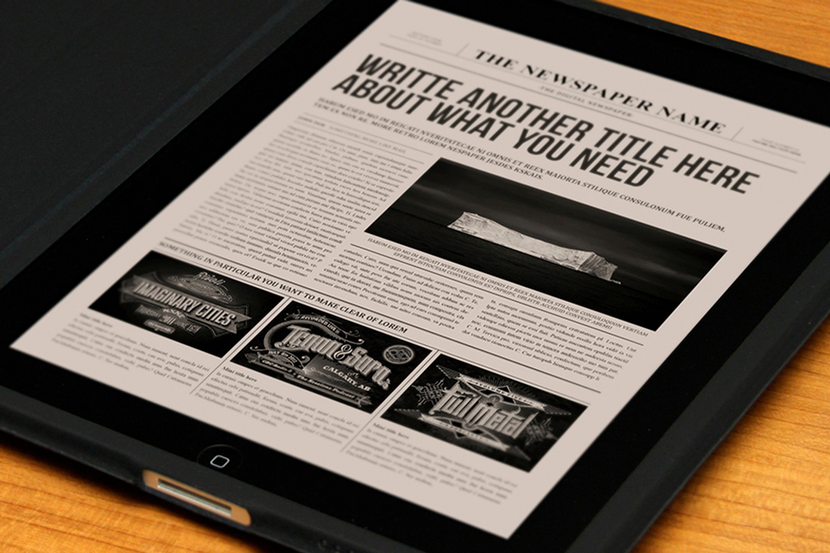 The Digital Newspaper, a Magazine Template by Luuqas Design (Photo 5 of 10)