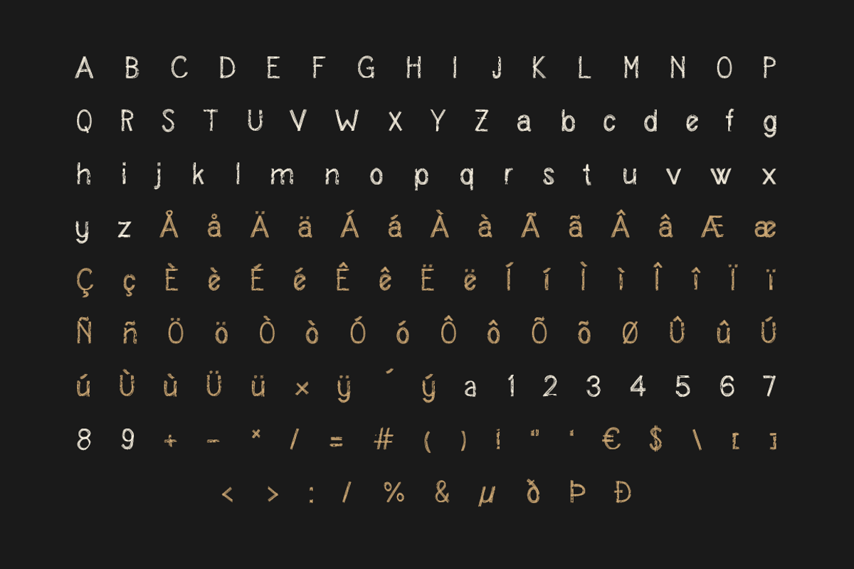 Nina Ketchup - font. preview 2
