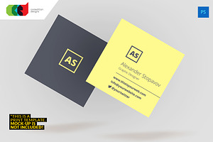 Square Executive - Business Card 61