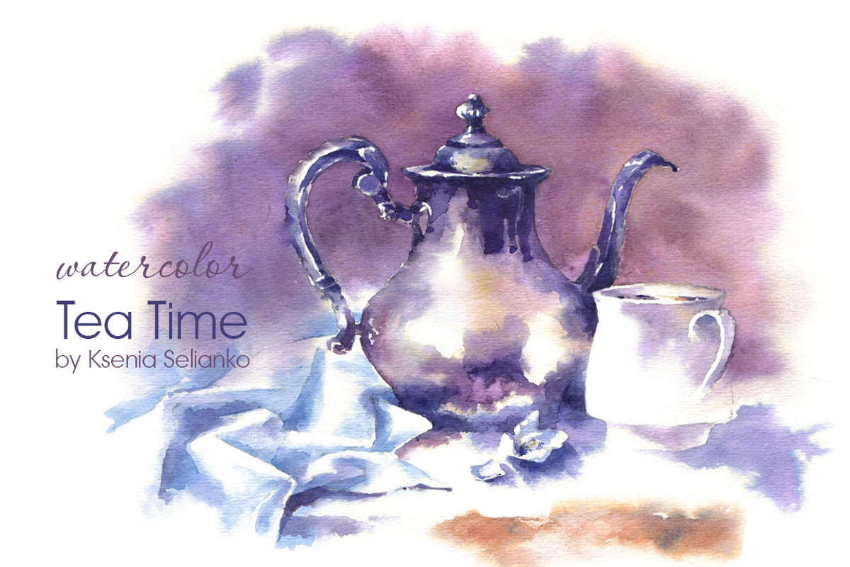 TeaTime, an Illustration by Ksenia Selianko