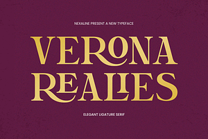 Verona Realies - Elegant Serif Font