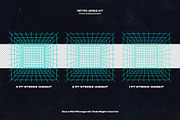 Retro Grids, an Object Graphic by Indieground Design Inc. (Thumbnail 3 of 17)