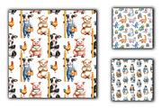 Back To School Animals  Pattern Png, an Illustration by RobertsArt (Thumbnail 3 of 3)