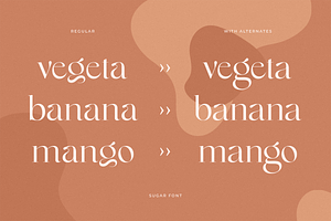 Sugar - Gorgeous Modern Font